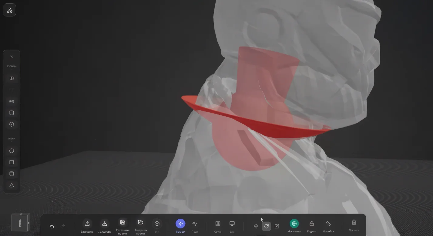 STL и OBJ модель для подготовки в Riggable