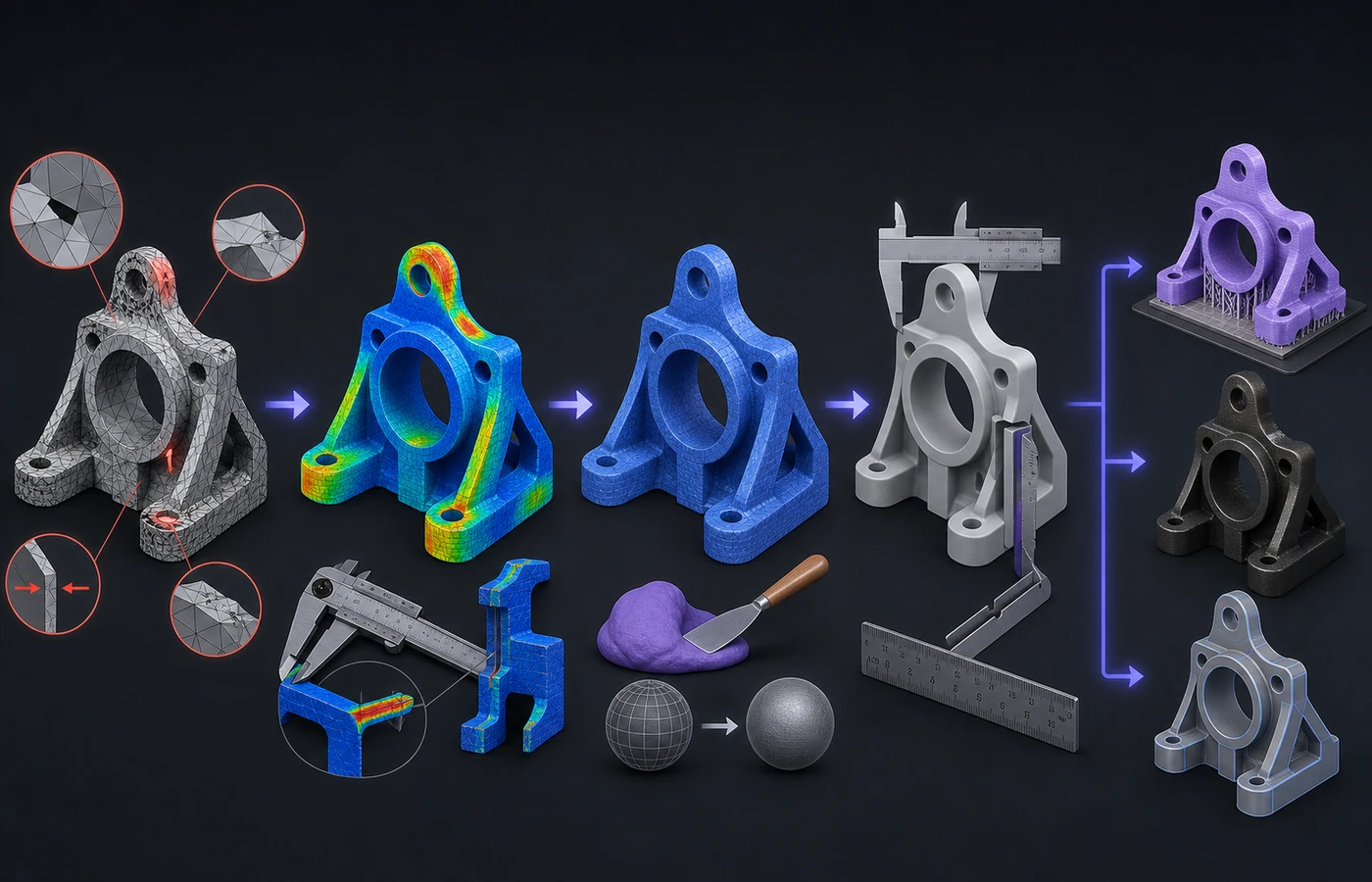 Пошаговый процесс: как проверить и исправить stl перед 3d-печатью: manifold, дыры, тонкие стенки и другие ошибки