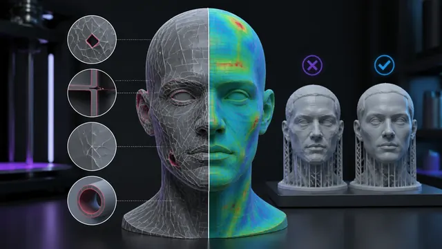 Количество полигонов и качество 3D-печати: когда высокая детализация бесполезна